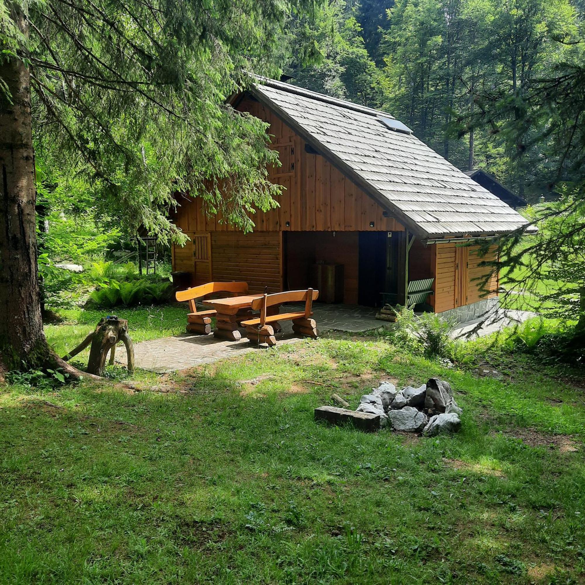 Koca V Gozdu, Forest House Near Bled Exteriör bild